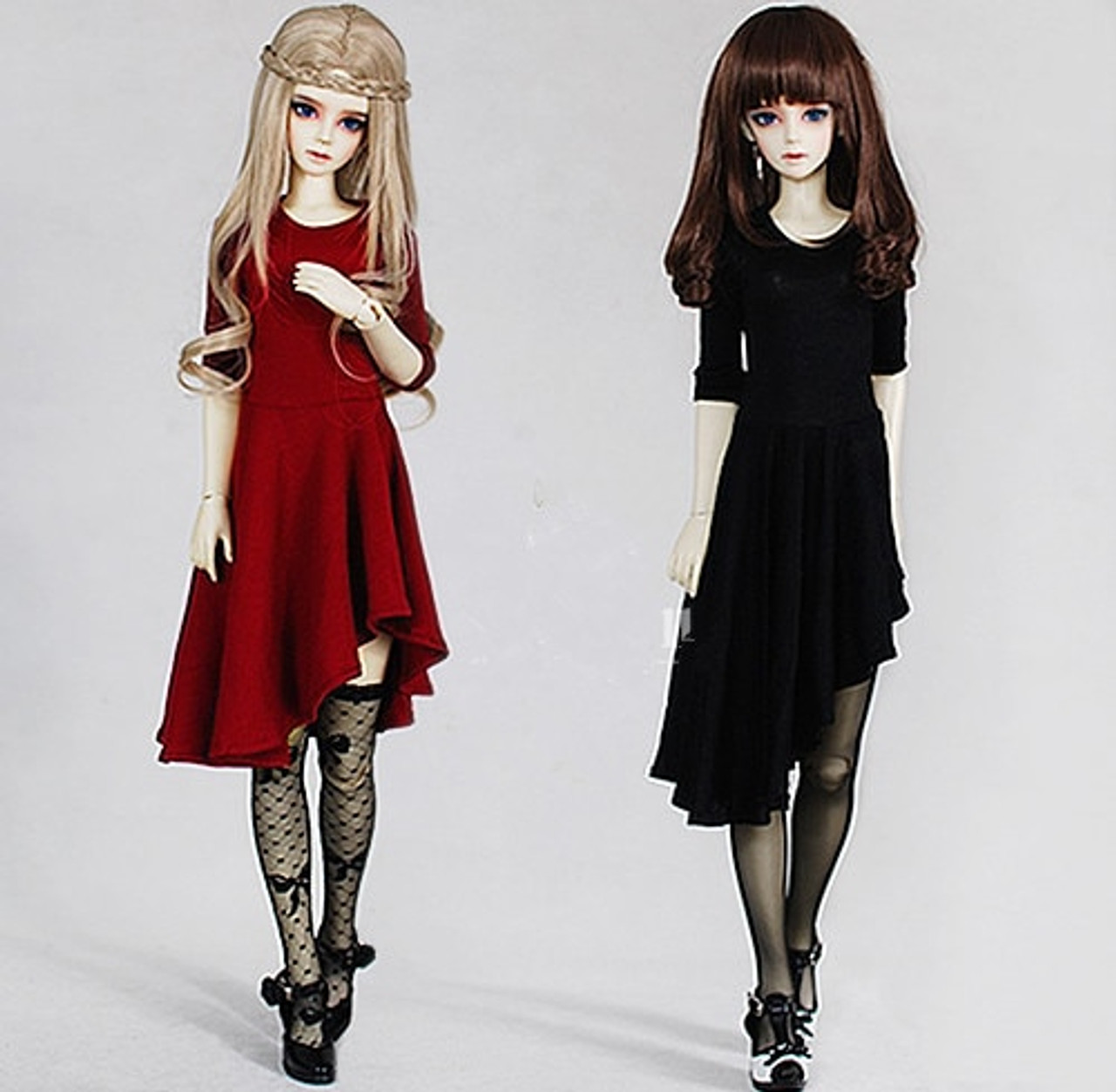 Bjd Doll Clothes Fashion Oblique Hem Dress For 1 6 1 4 1 3 Sd16