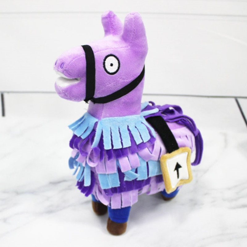 rainbow llama plush