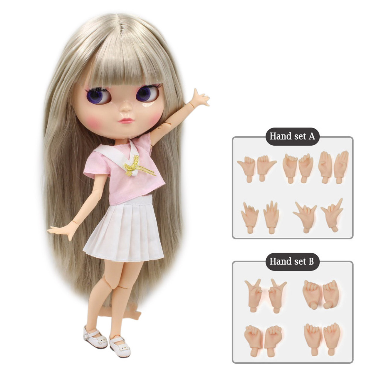 1280px x 1280px - ICY NUDE doll Azone Joint body SMALL CHEST Include hand set A&B like blyth  BJD 11.5 inch 30cm dolls for girls free shipping