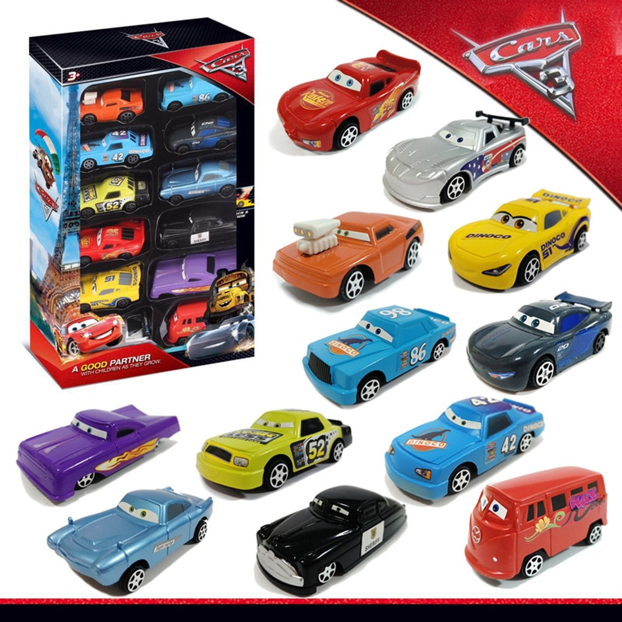 disney pixar cars 3 diecast complete set