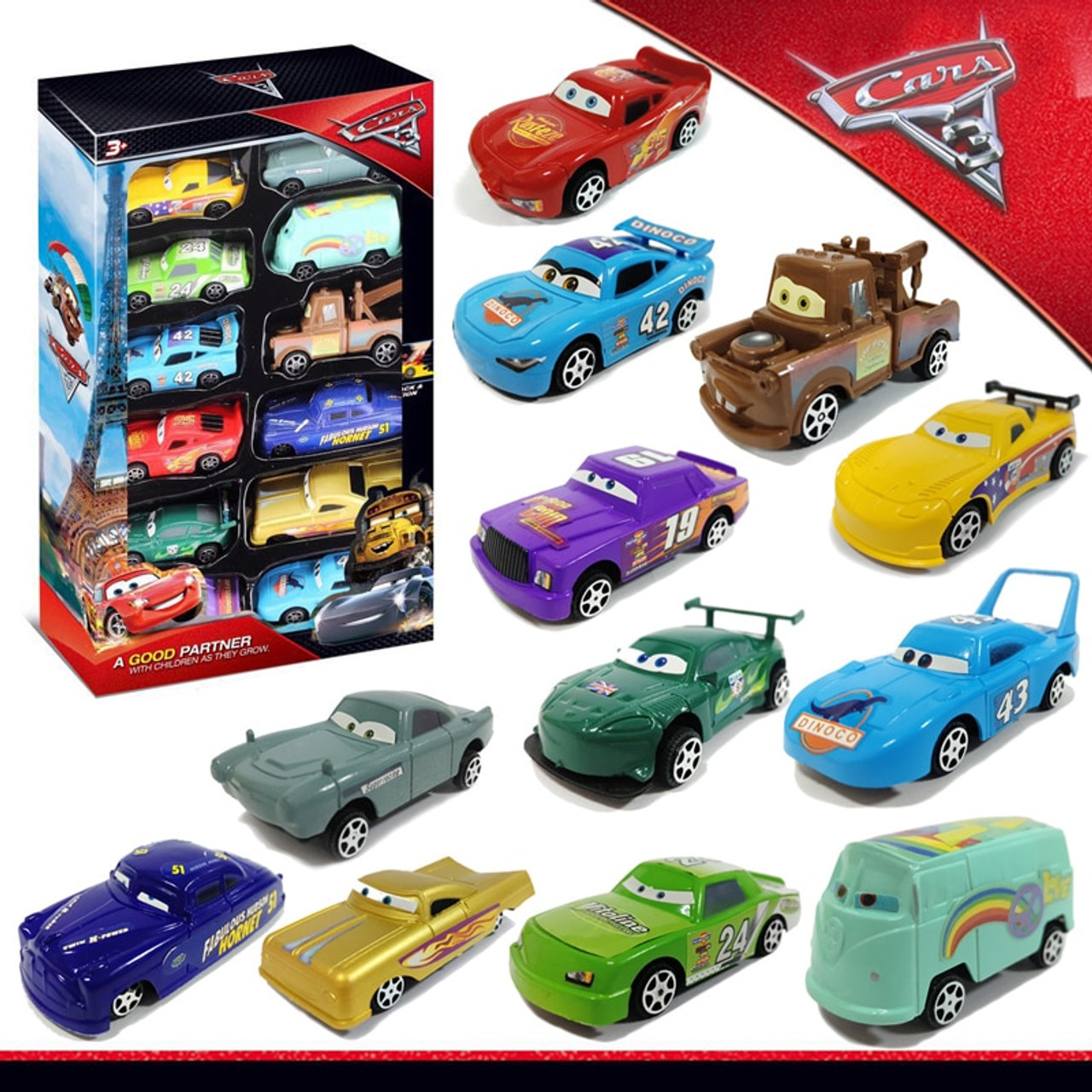 lightning mcqueen toy set