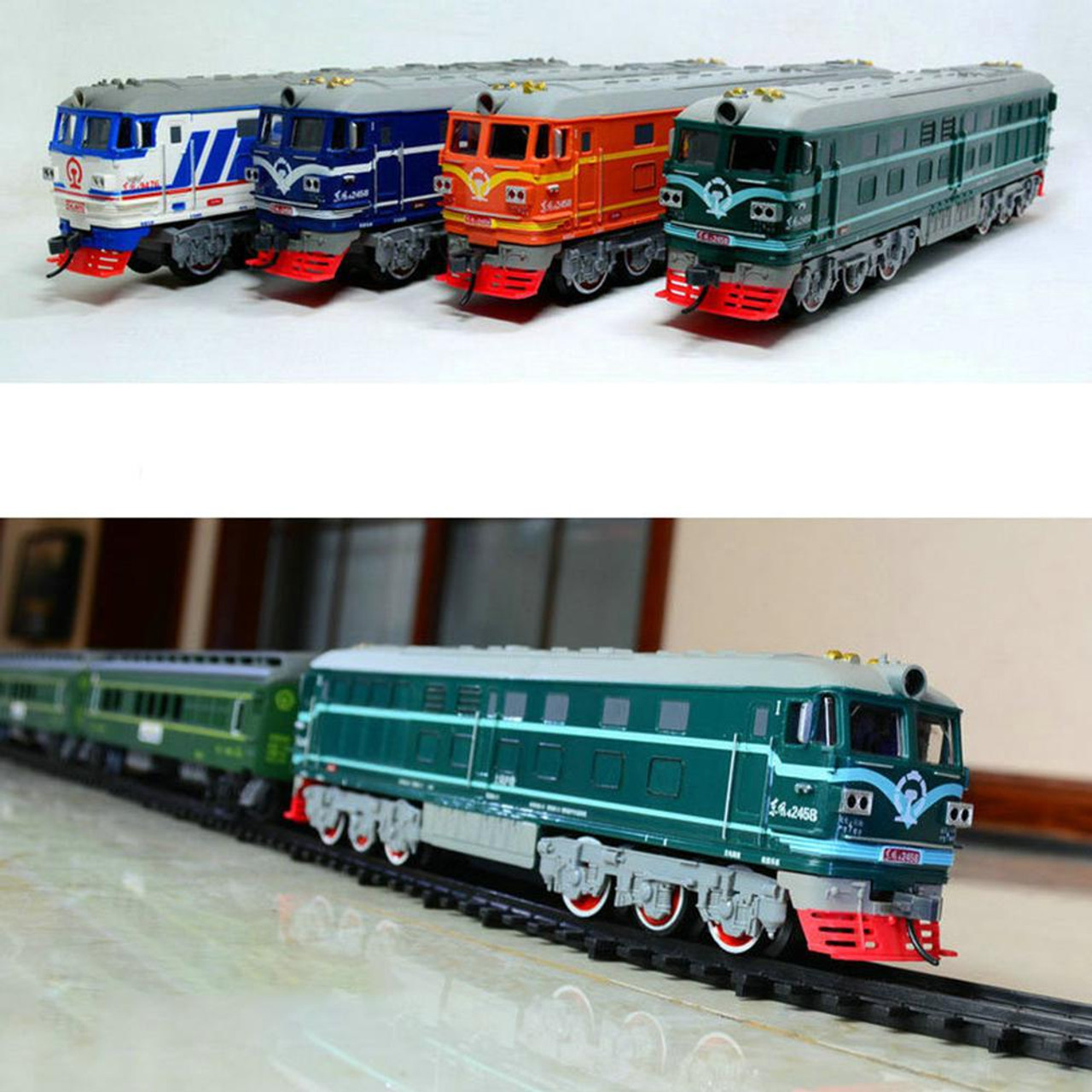 long toy train