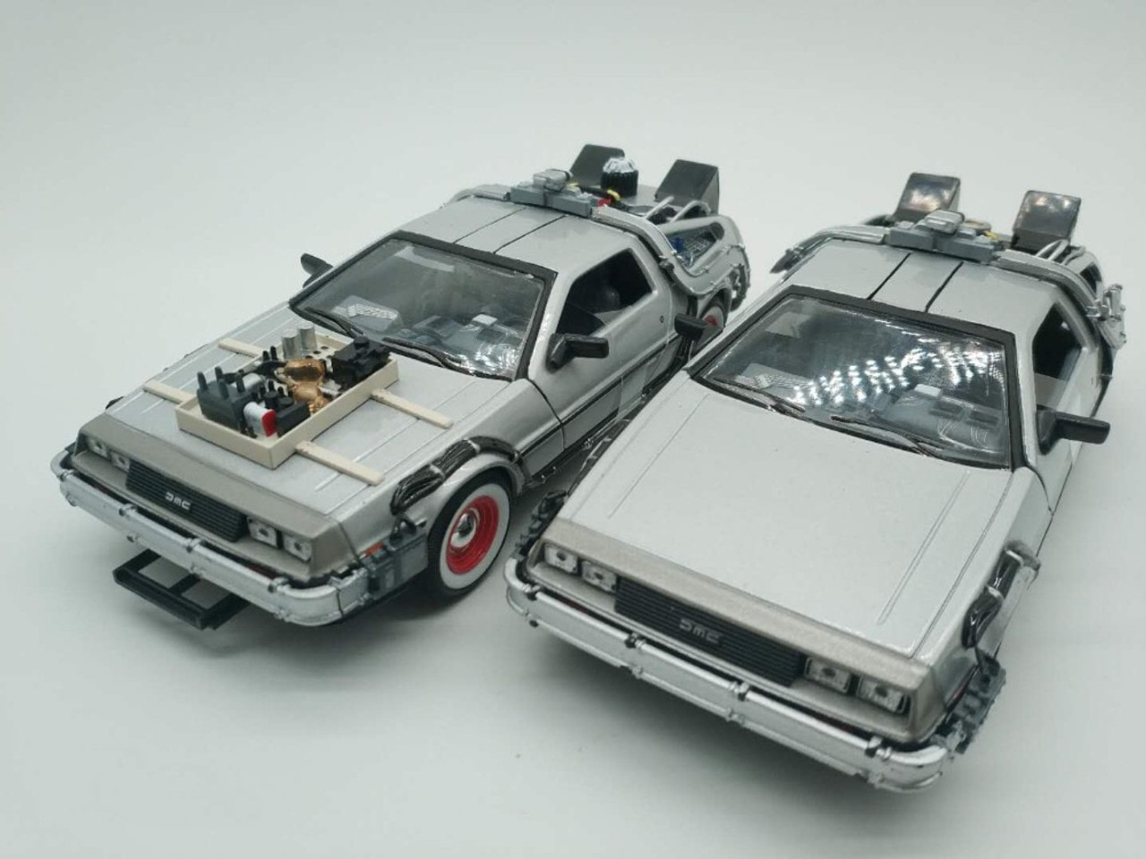 delorean diecast model