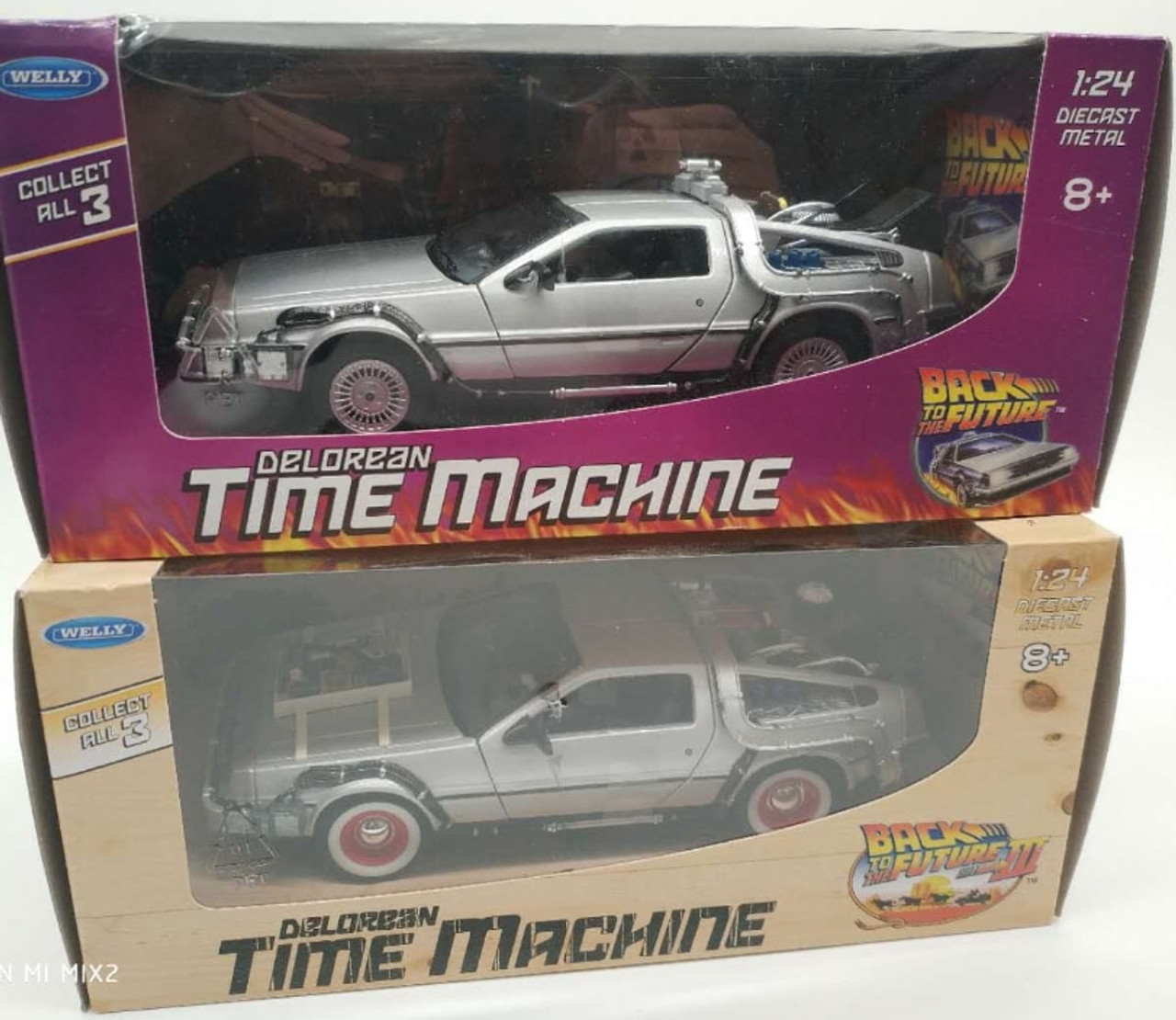 diecast delorean time machine