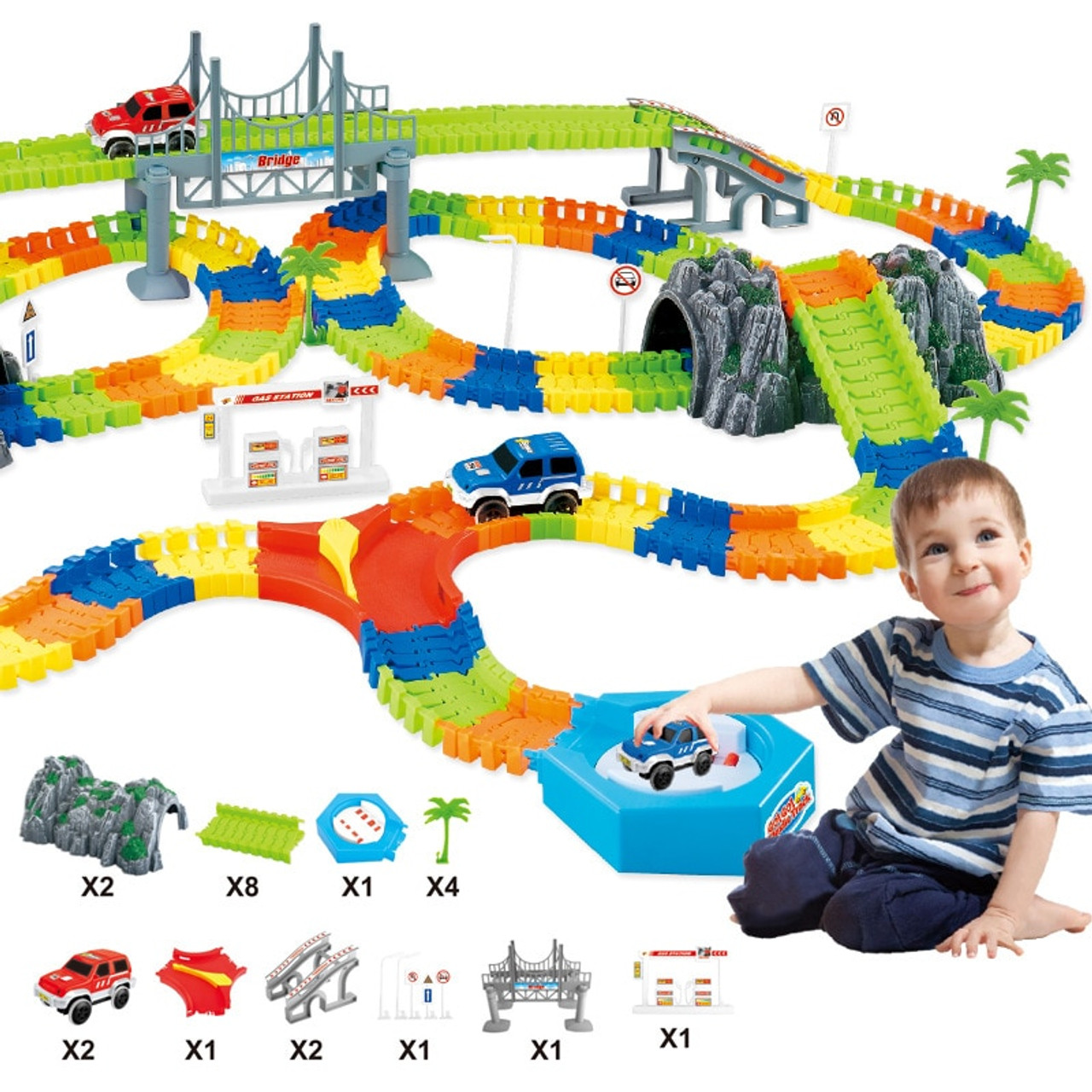 kids car track toy