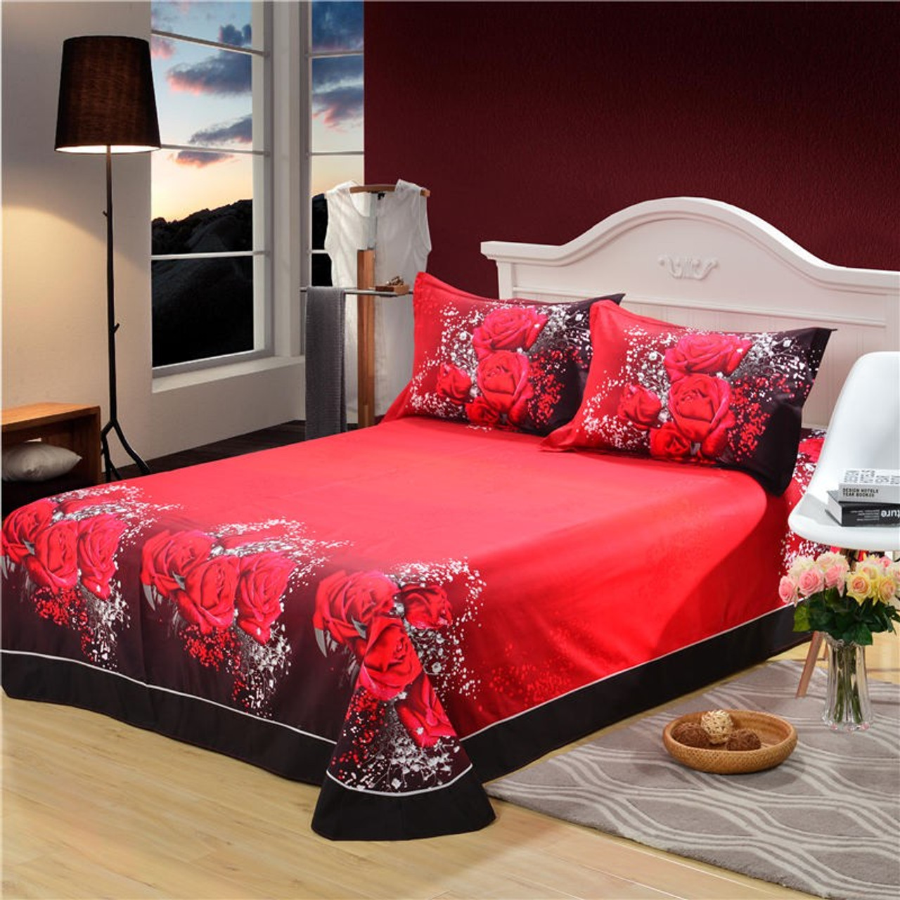 100 Cotton Marilyn Monroe Rose 3d Bedding Sets Queen Size For