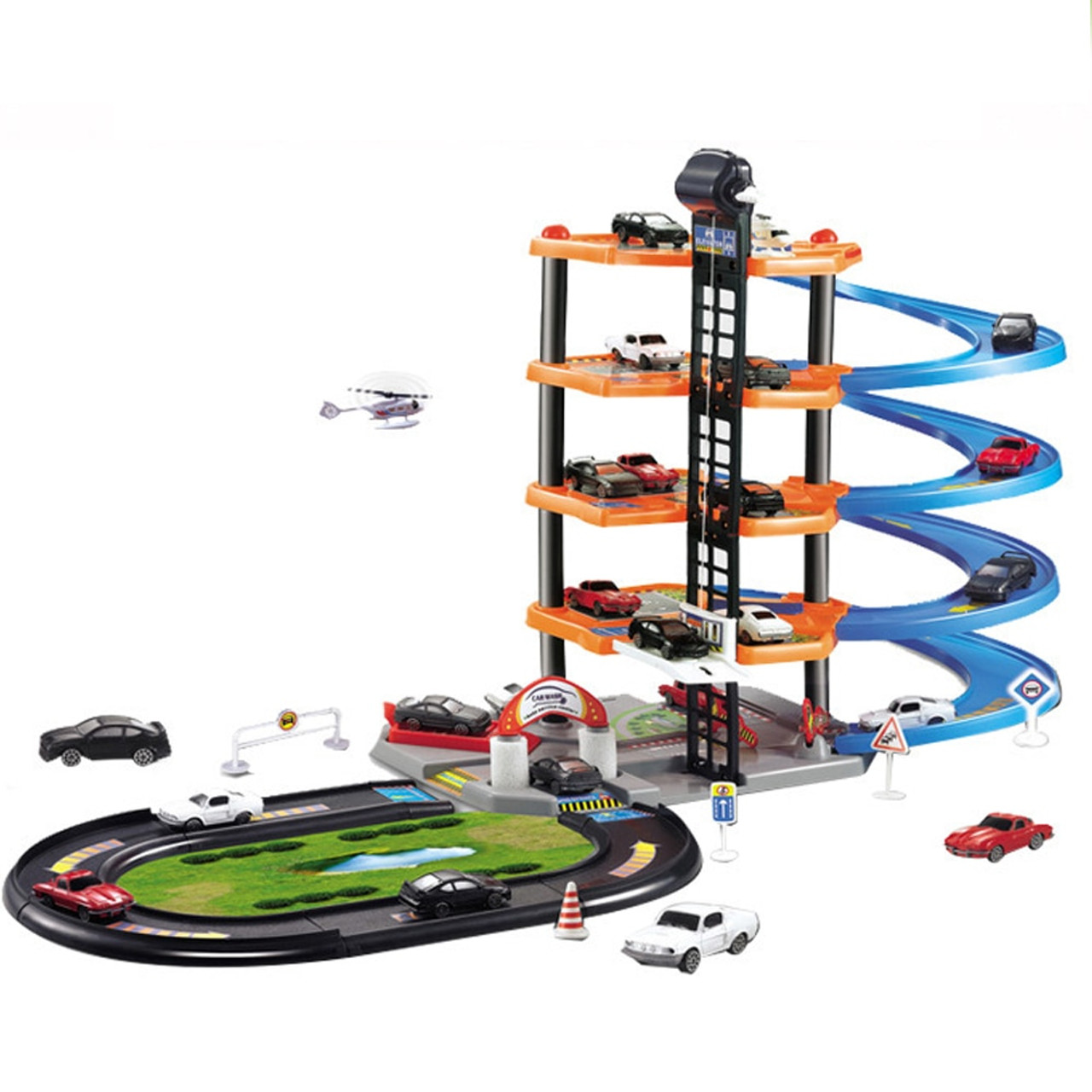 toy car with race track