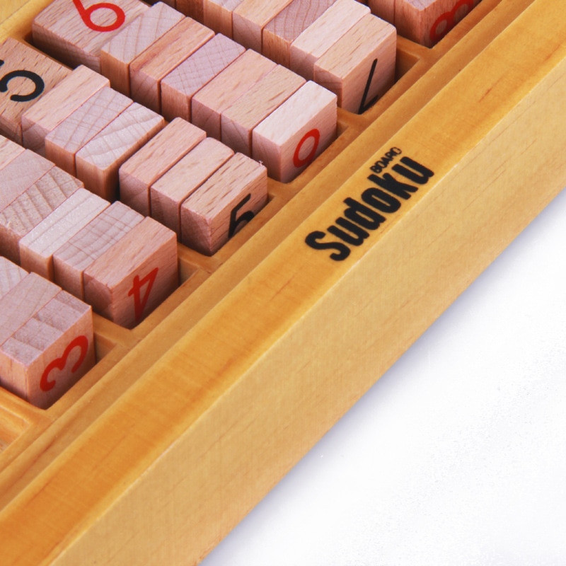 wooden sudoku