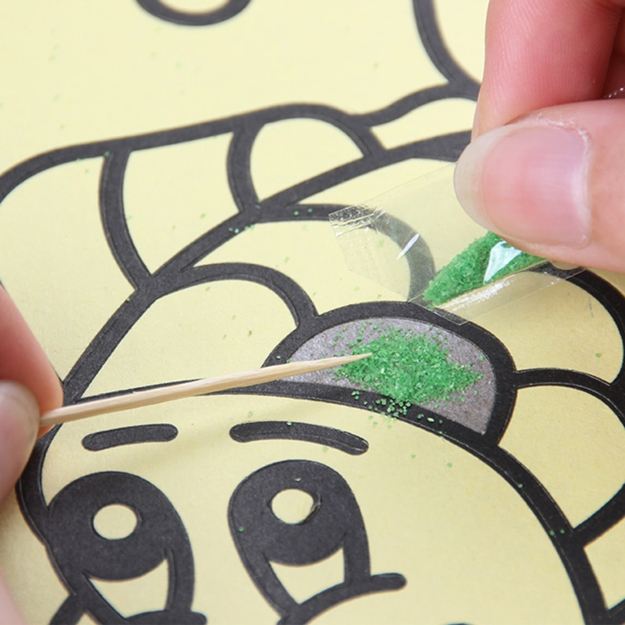 colored sand painting toys