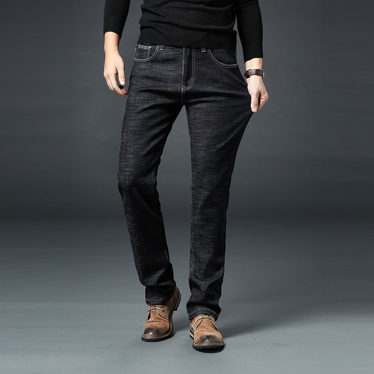 Mens Jersey Micro Modal Trousers Navy | Derek Rose