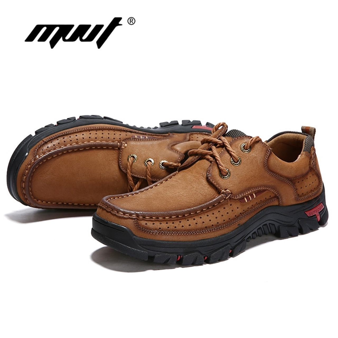 genuine leather casual shoes