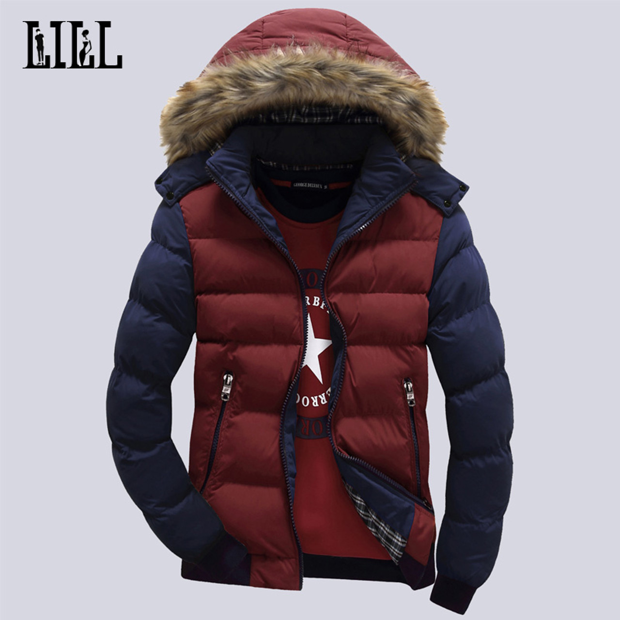 Brand Winter Jacket Men Clothes Outerwear Warm Slim fit – Chilazexpress Ltd