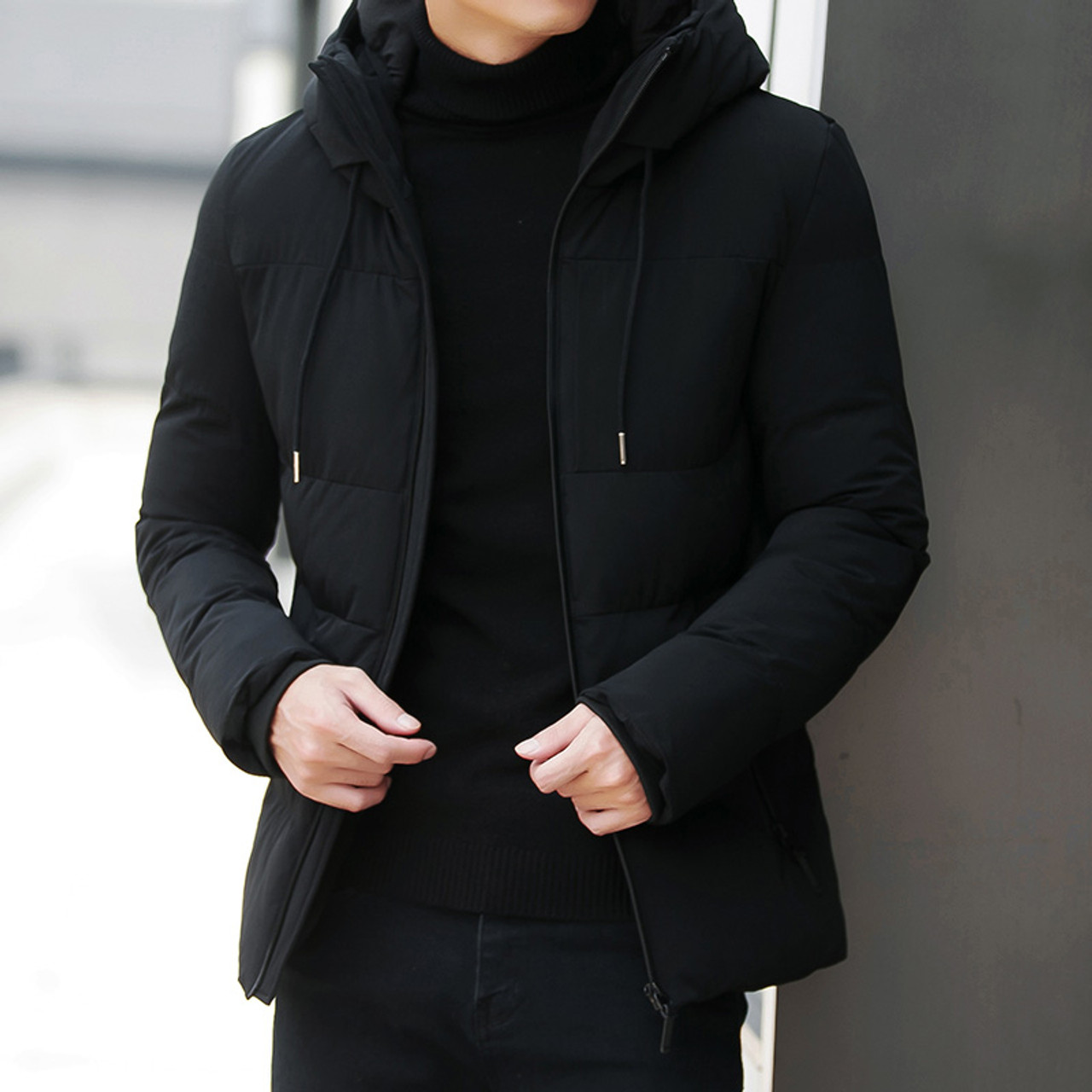 men popular hooded jacket