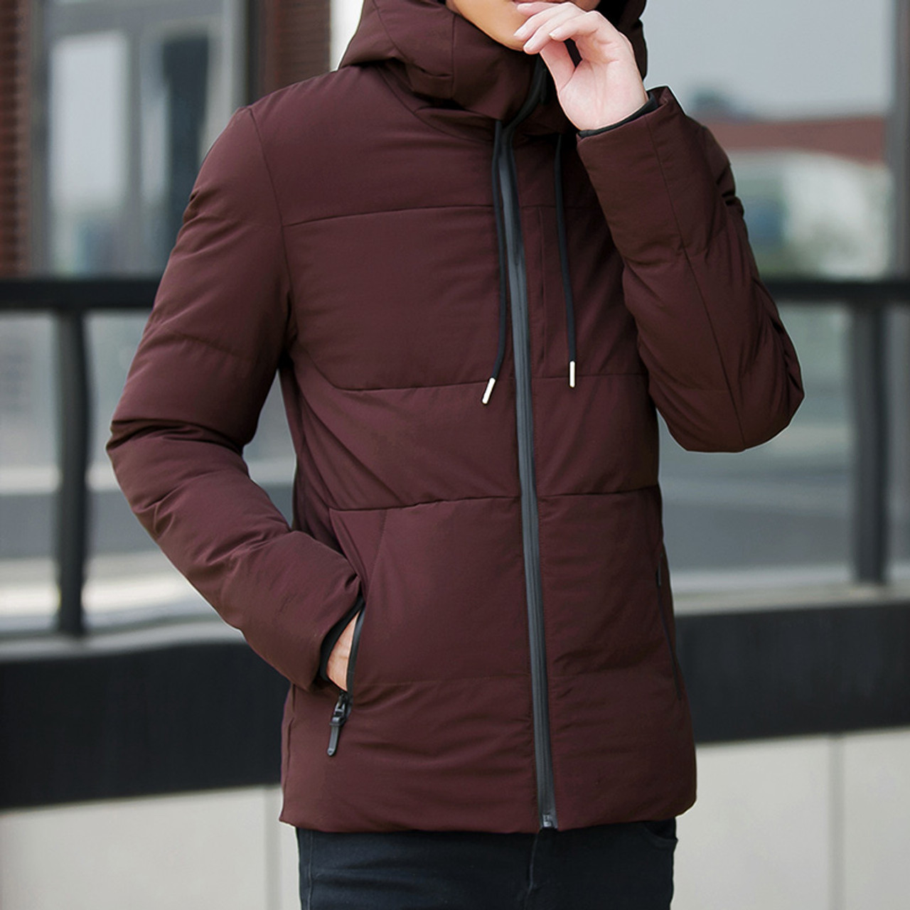 2018 Winter Jacket men hooded Slim Korean Parka Hombre long Jacket coat  cashmere mens windbreaker Parkas cotton youth clothing - OnshopDeals.Com