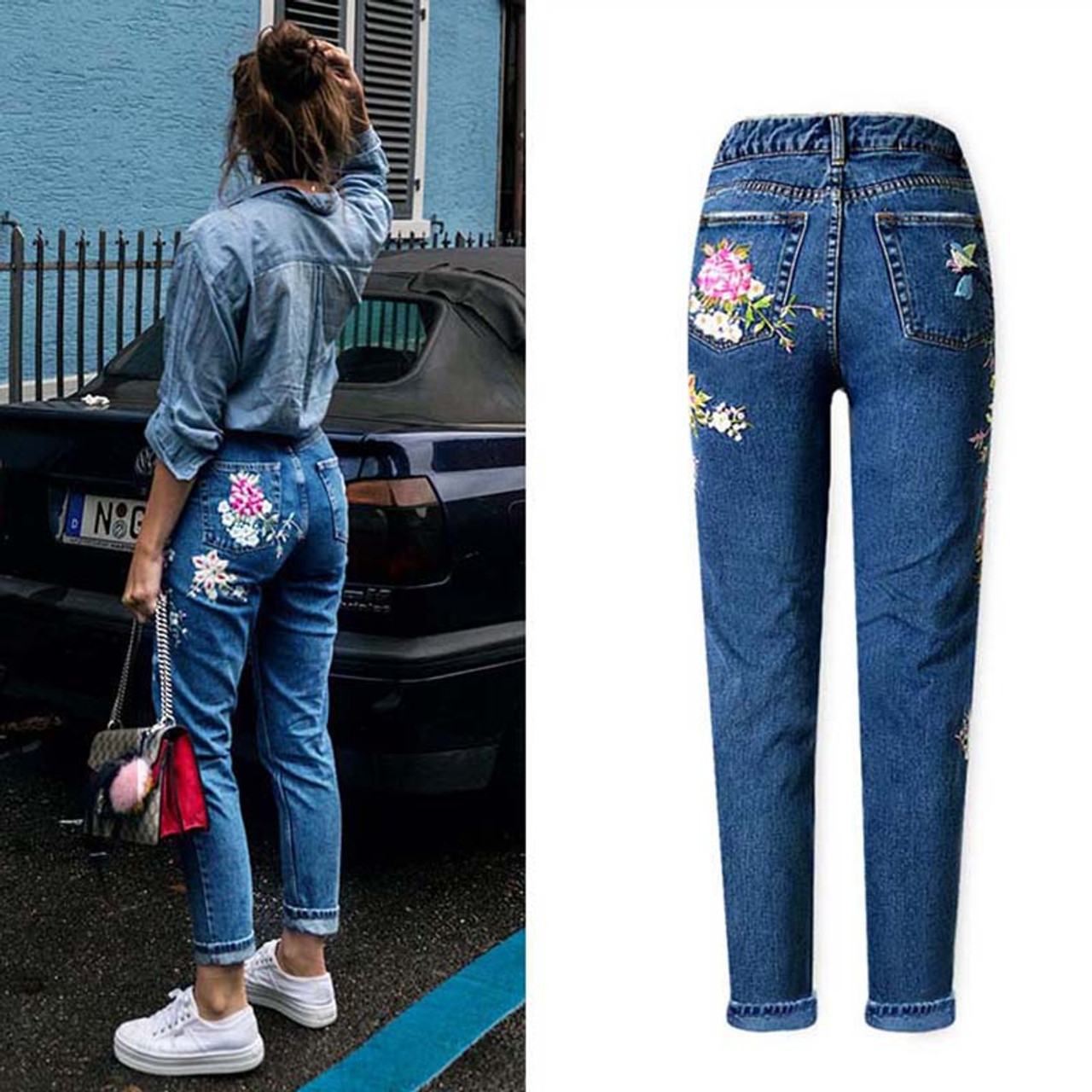 Ladies Denim Trouser at Rs 450/piece | Shahdara | New Delhi | ID:  11910207030