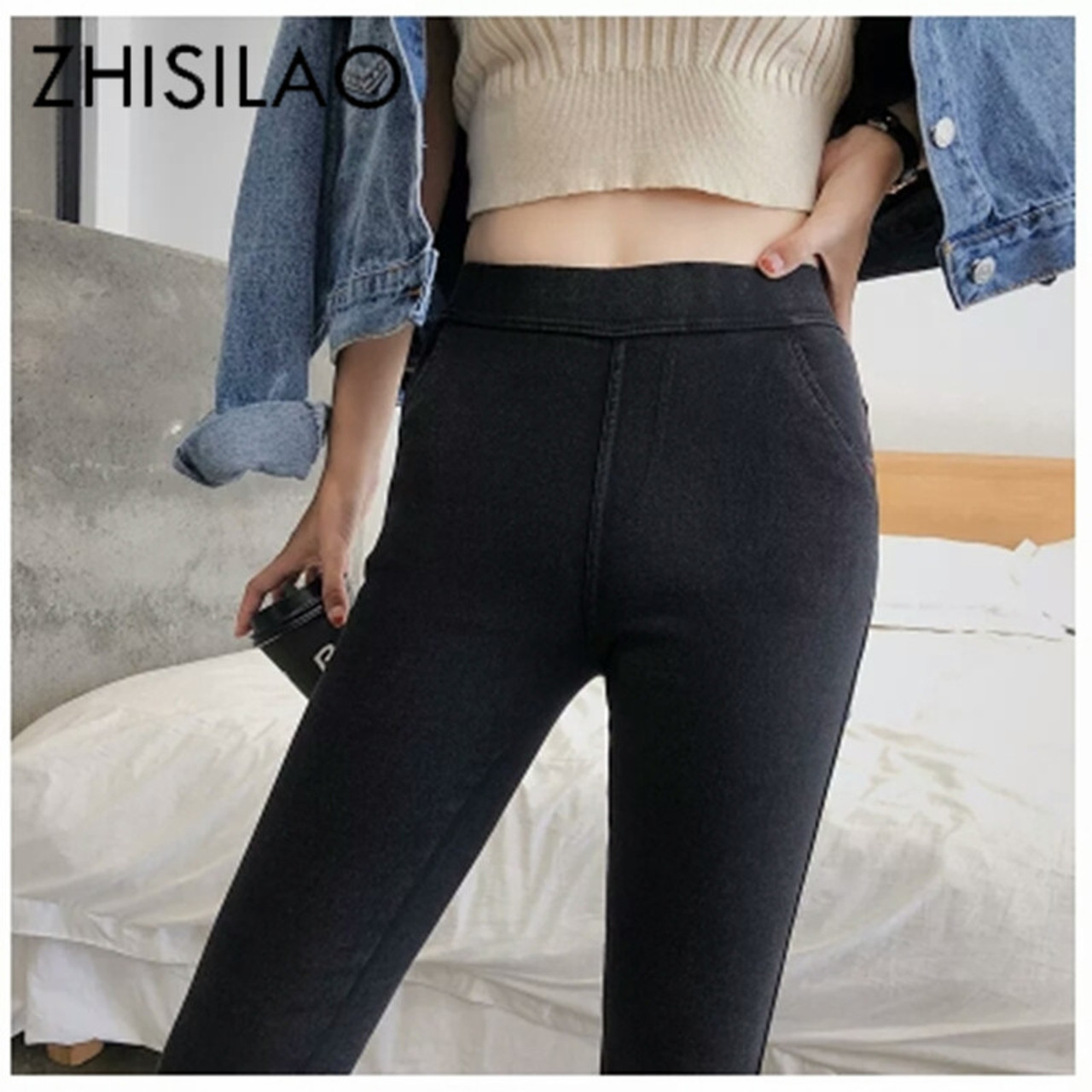 high waisted pantalon