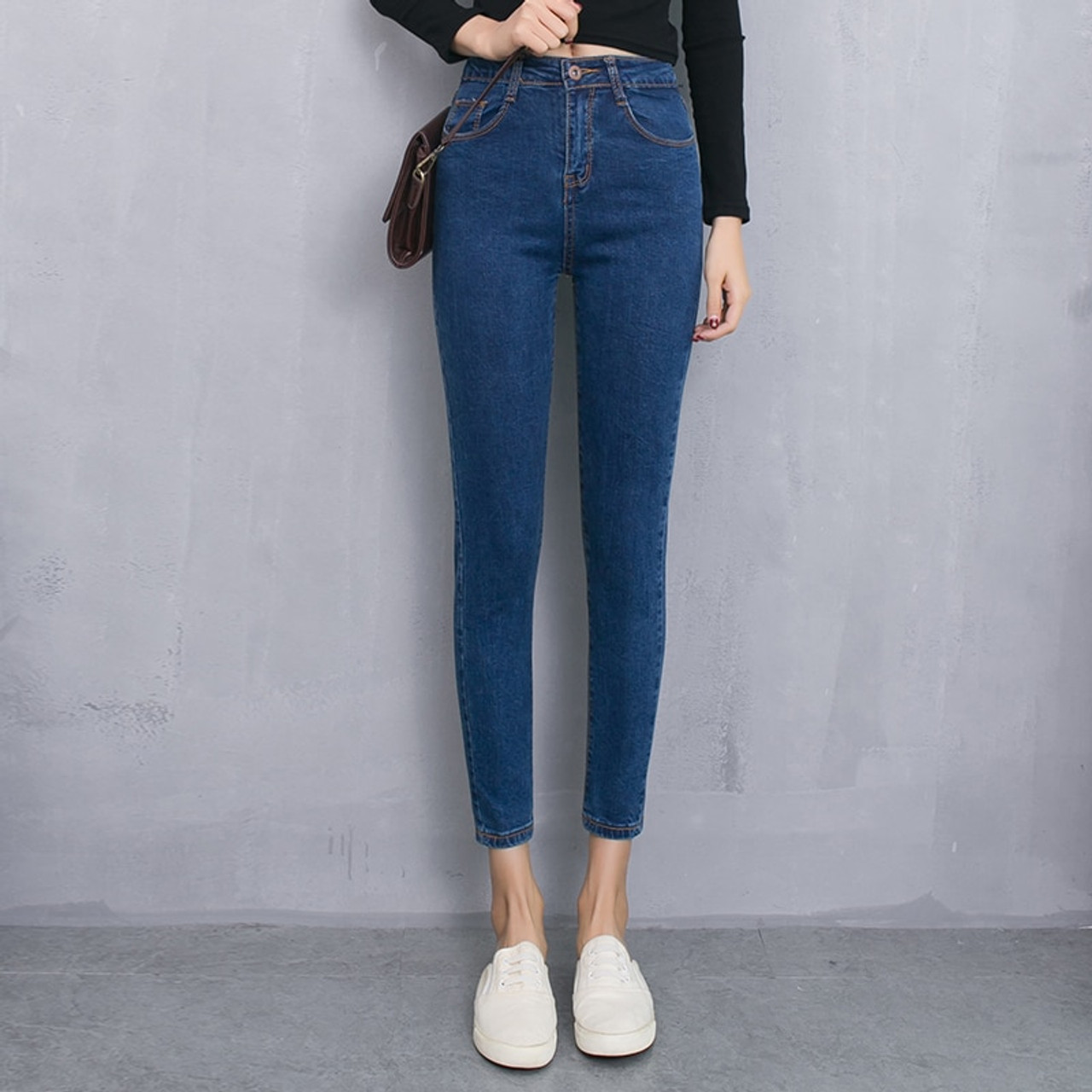 latest high waist jeans for ladies