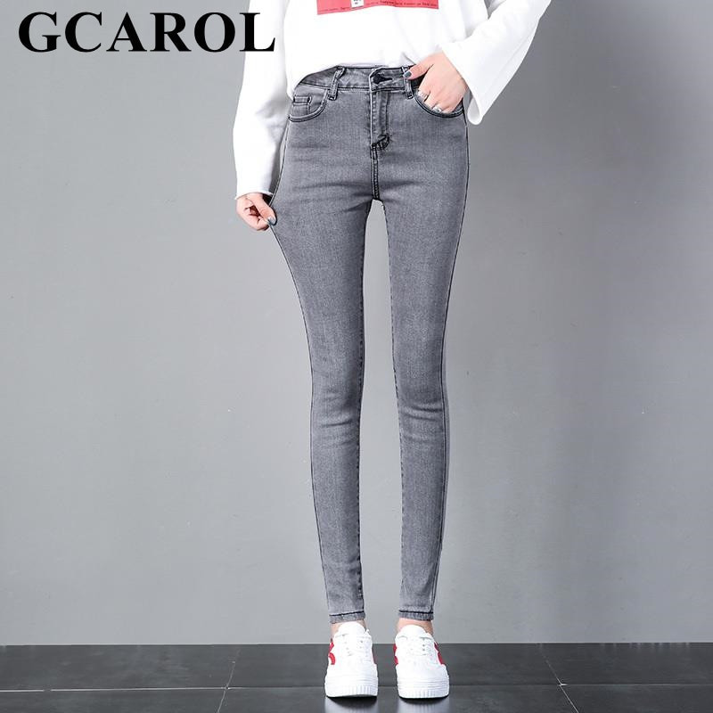 Women Pencil Denim Pants 