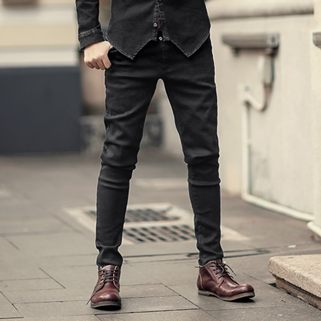 mens casual long pants