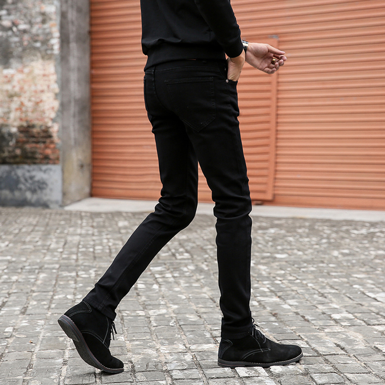 Mens Skinny Jeans Classic Fashion Designer Elastic Straight Black Jeans  Pants Slim Fit at Rs 3036.99 | Gents Fashion Shirt, मेन्स फॅशन शर्ट - My  Online Collection Store, Bengaluru | ID: 2851553283355