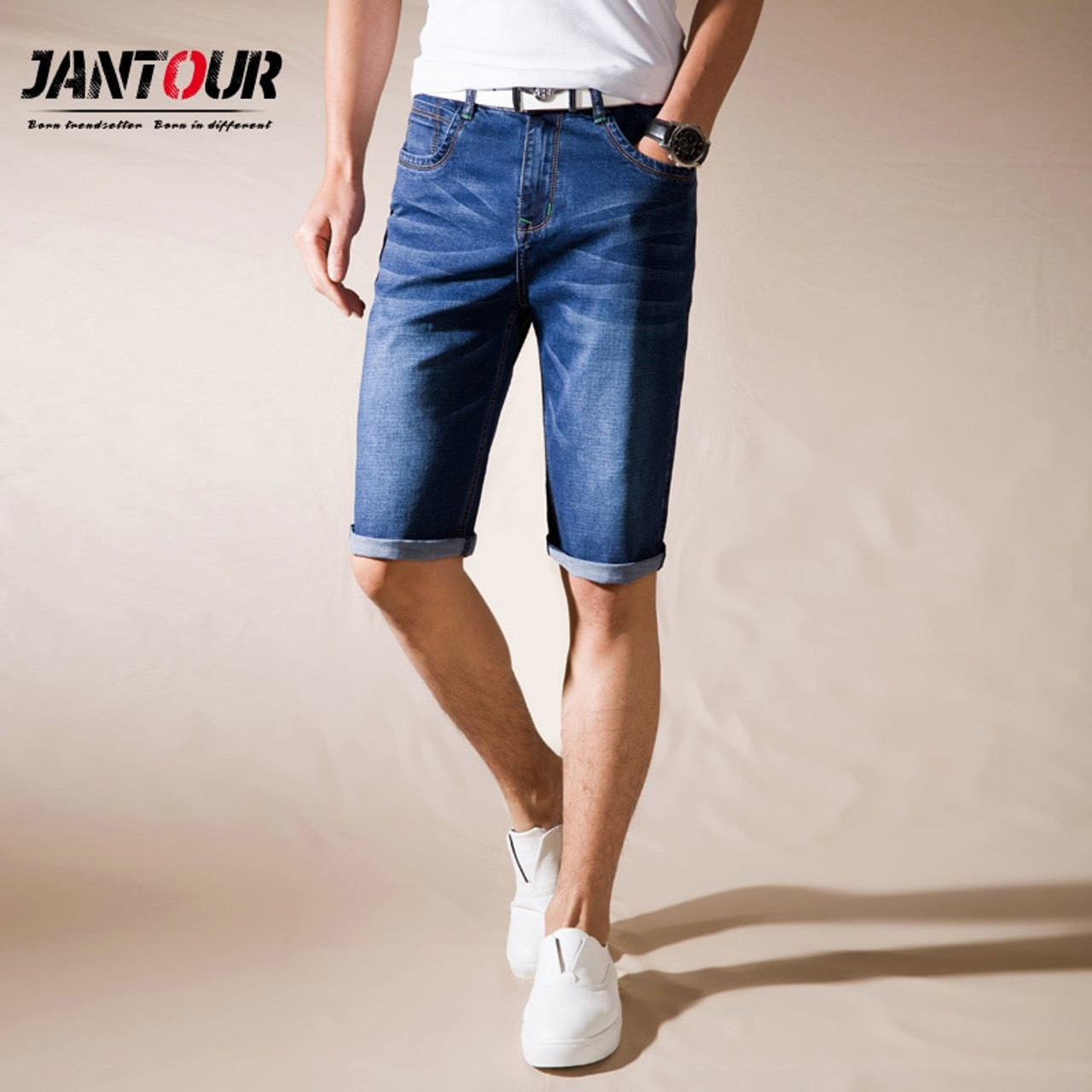 Sneakerjeans Light Blue Ripped Jeans Short DP38 | Sneakerjeans