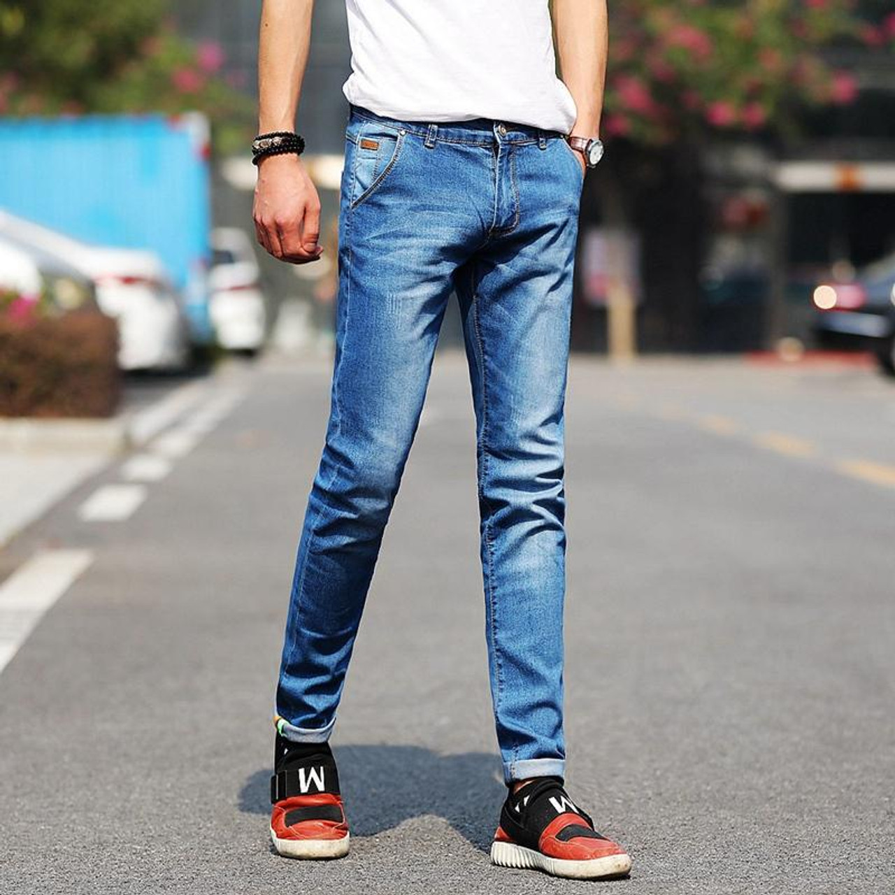 Fashion Jeans Stretch Jeans Seductive Stretch Jeans blue casual look 