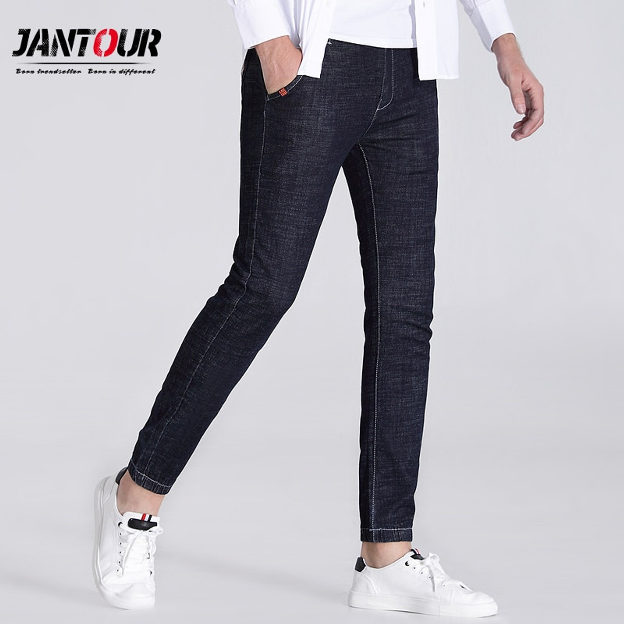 blue black jeans mens