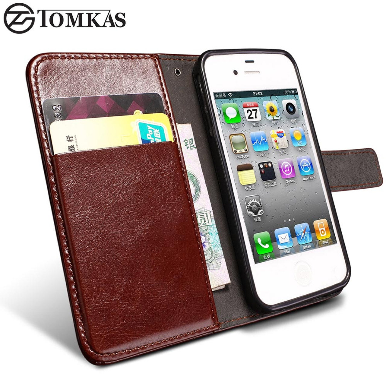 Iphone 4 leather case Clearance