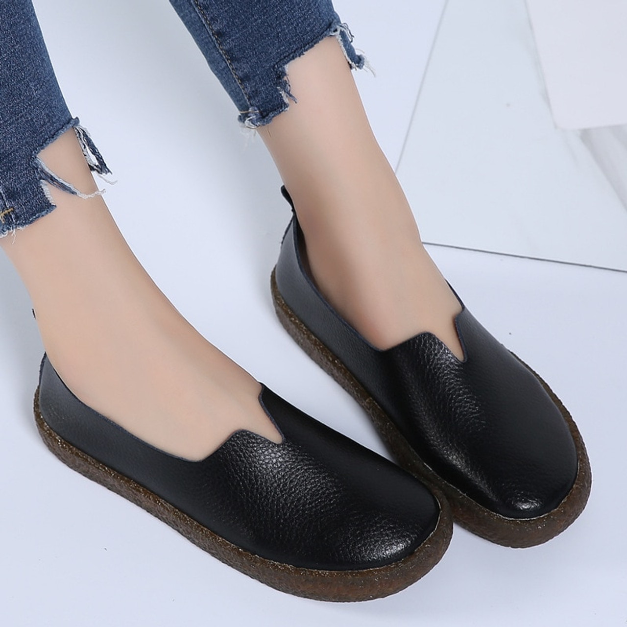 New Arrival Plus Size Loafers Ladies Shoes Casual Comfortable