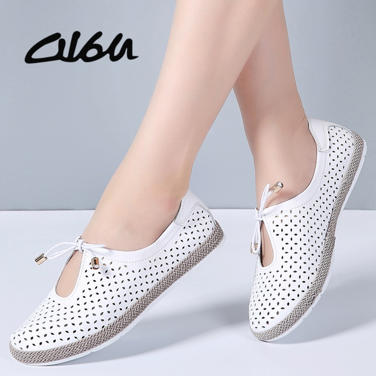 O16U Women Flats Shoes Ballet Flat 