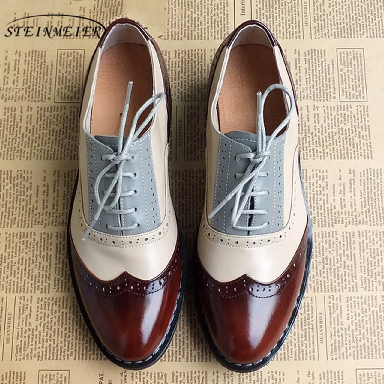 casual leather oxford shoes