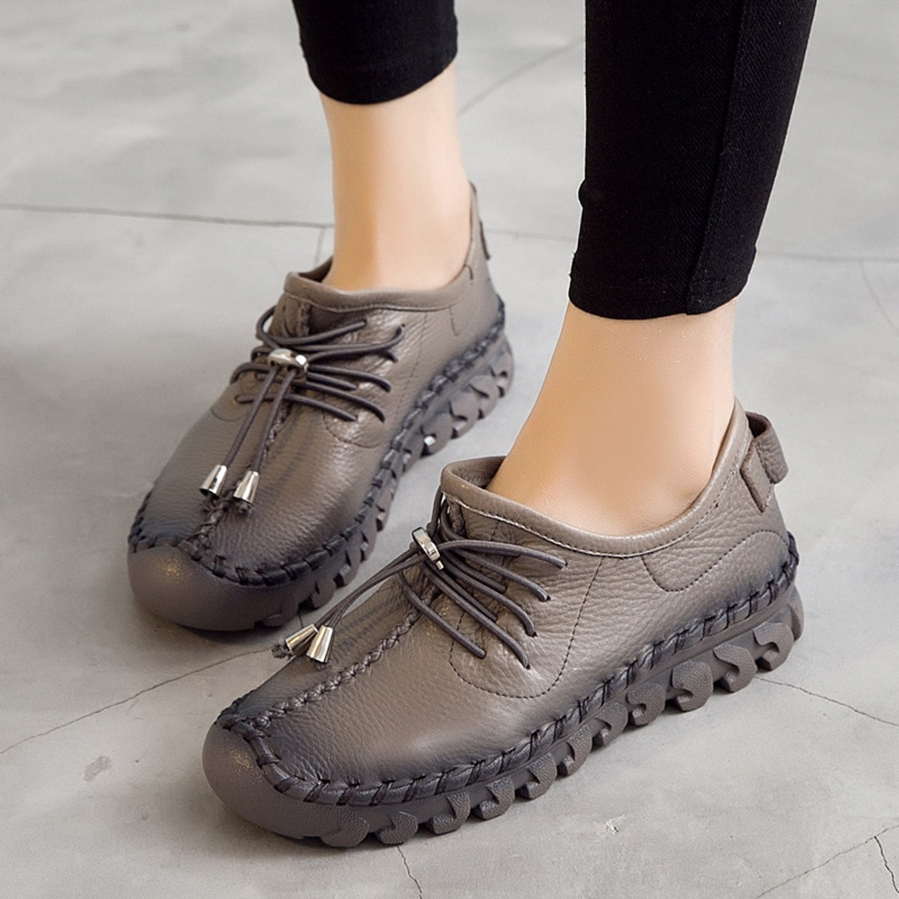 rubber sole casual shoes