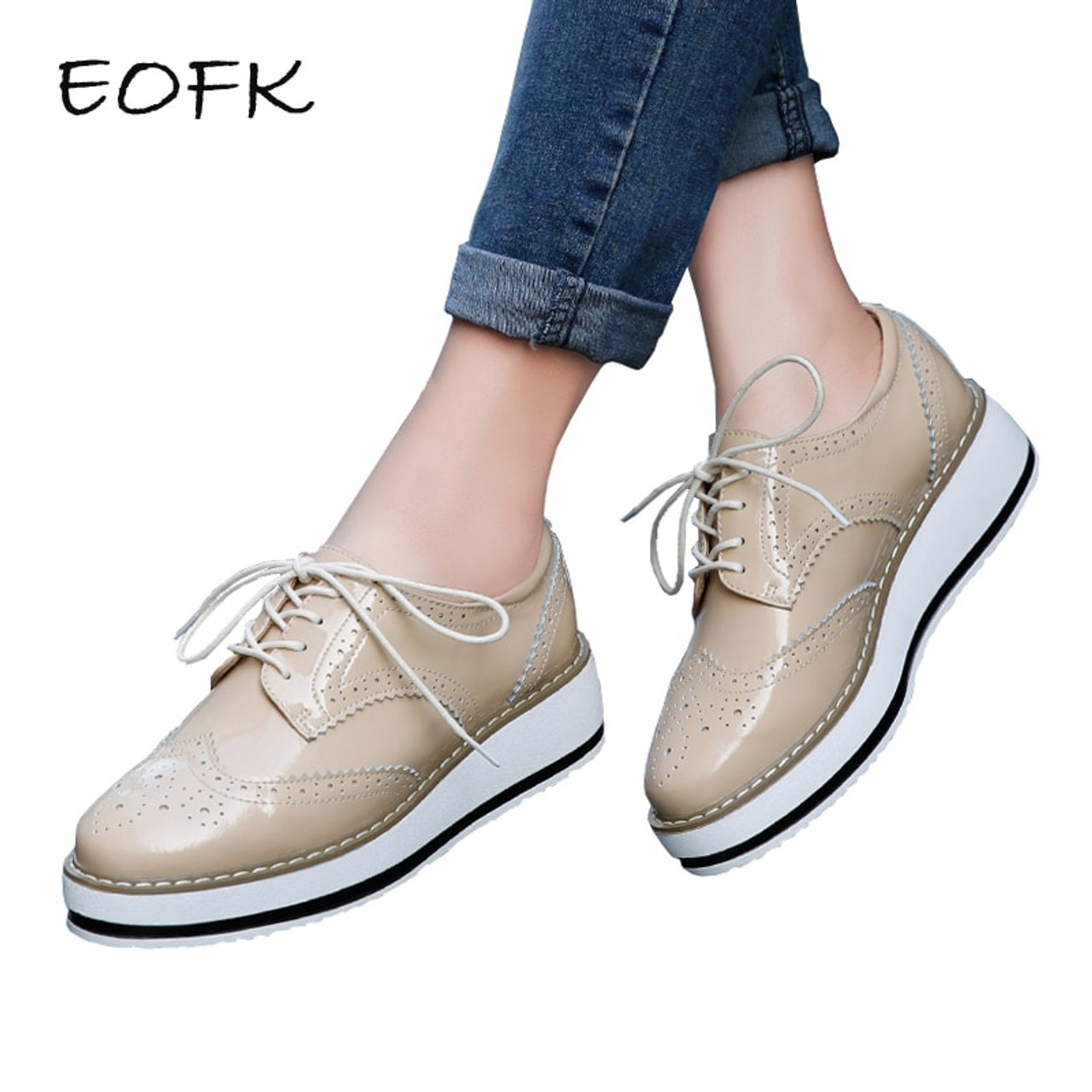 flat oxford shoes womens
