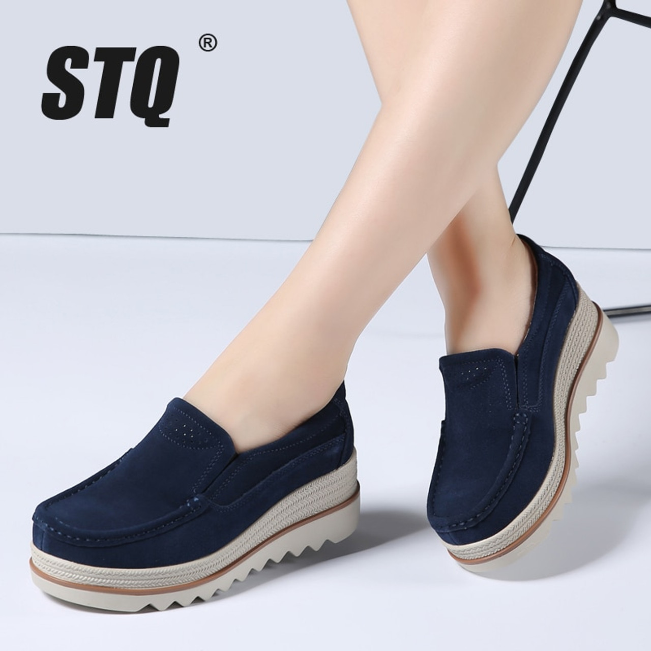 STQ 2019 Spring women flats shoes 