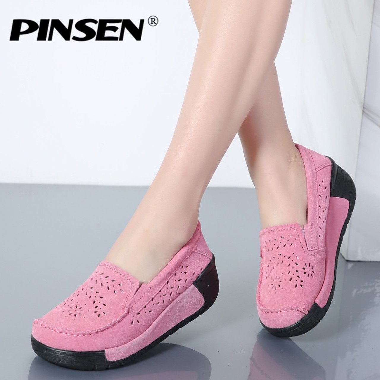 womens casual slip ons