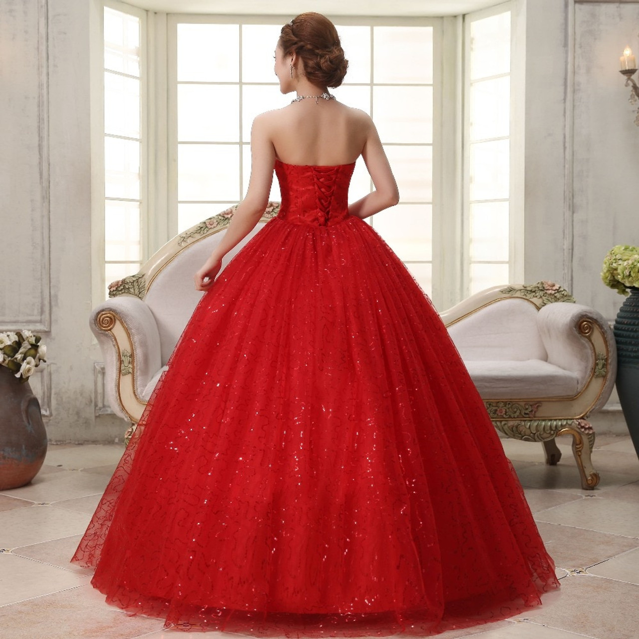 red princess dresses