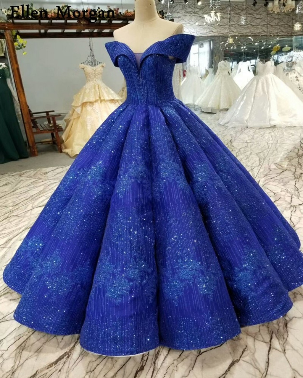 blue wedding dresses 2018