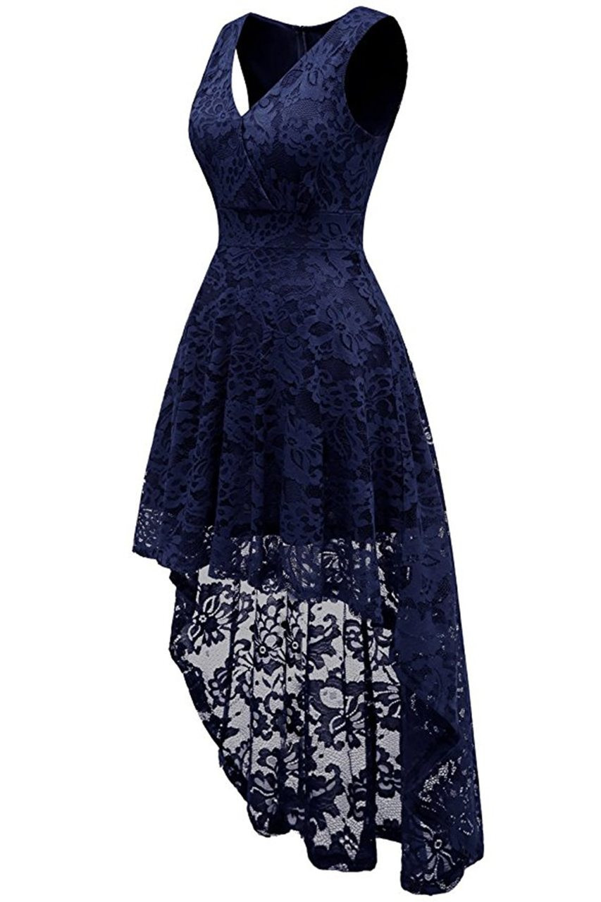 Simple Cocktail Dresses Lace Short 