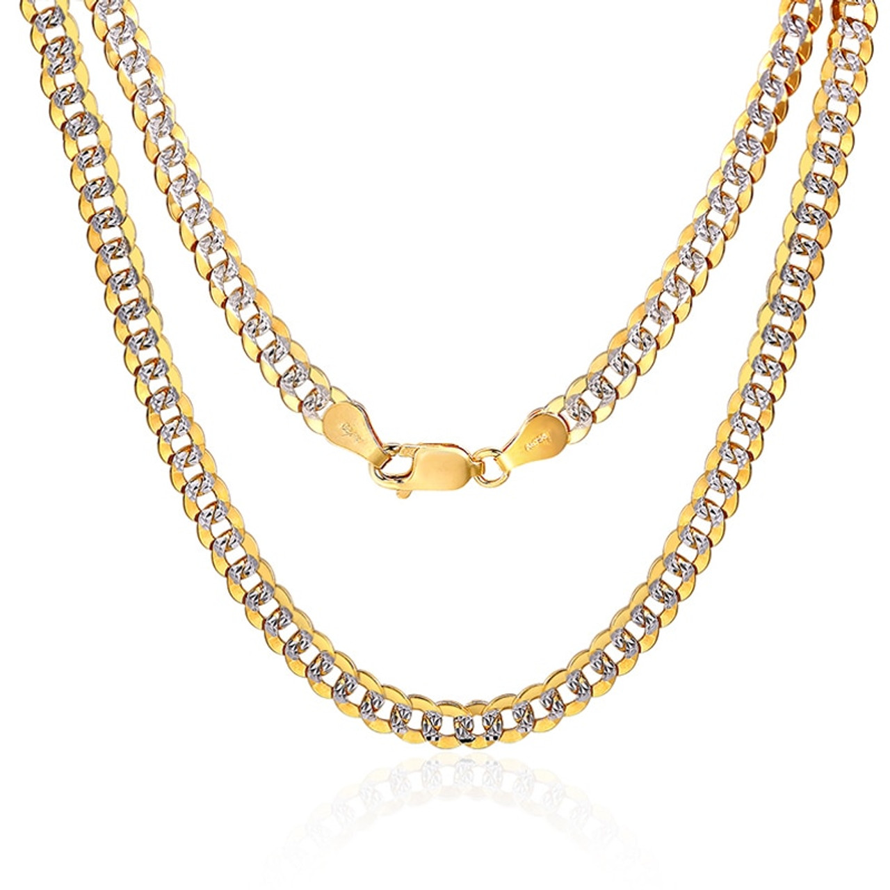 2.2-6mm Stainless Steel 18k Gold Plated Flat Snake Chain Necklace Women Men  | eBay