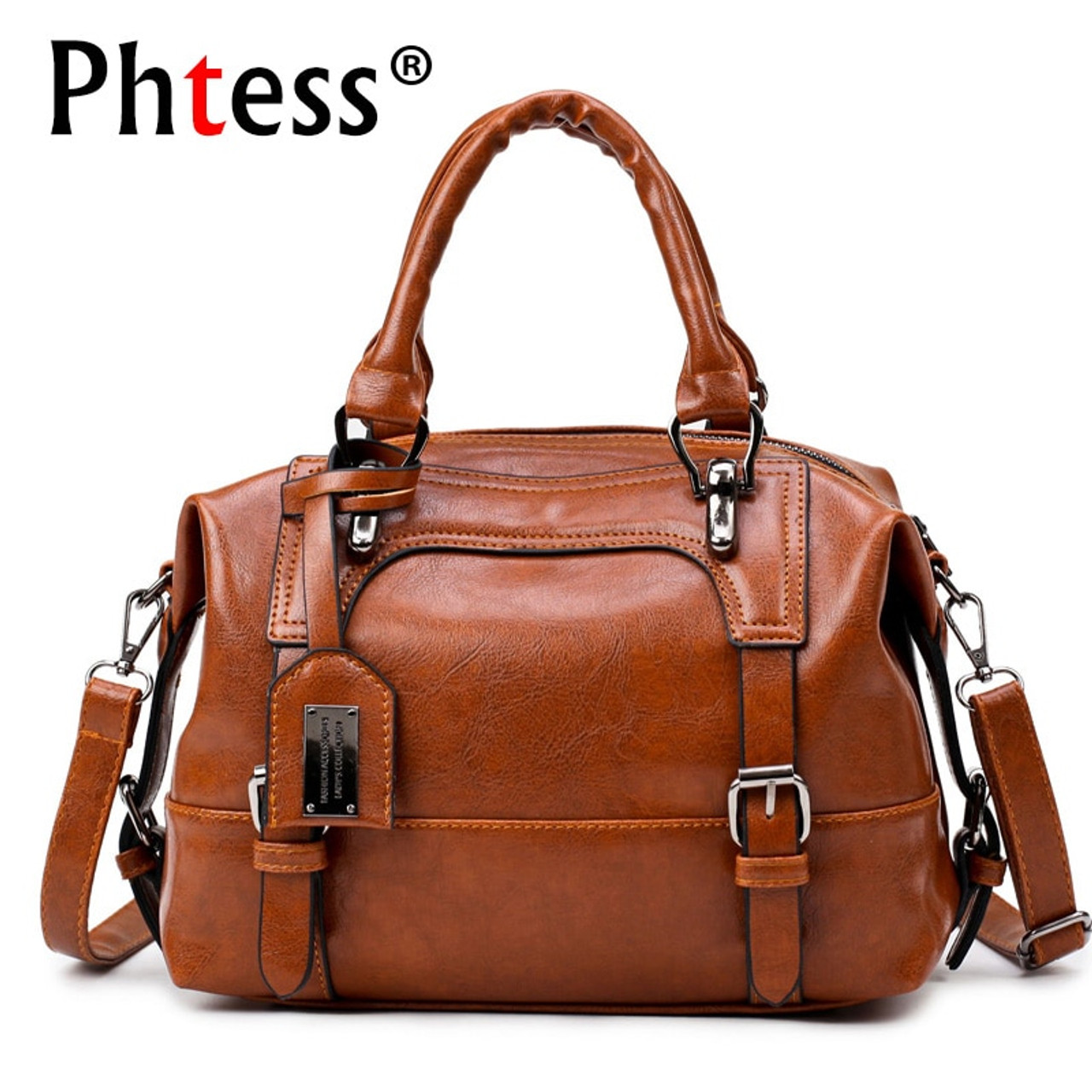 High Quality Leather Messenger Bag Ladies Handbag Sac a Main