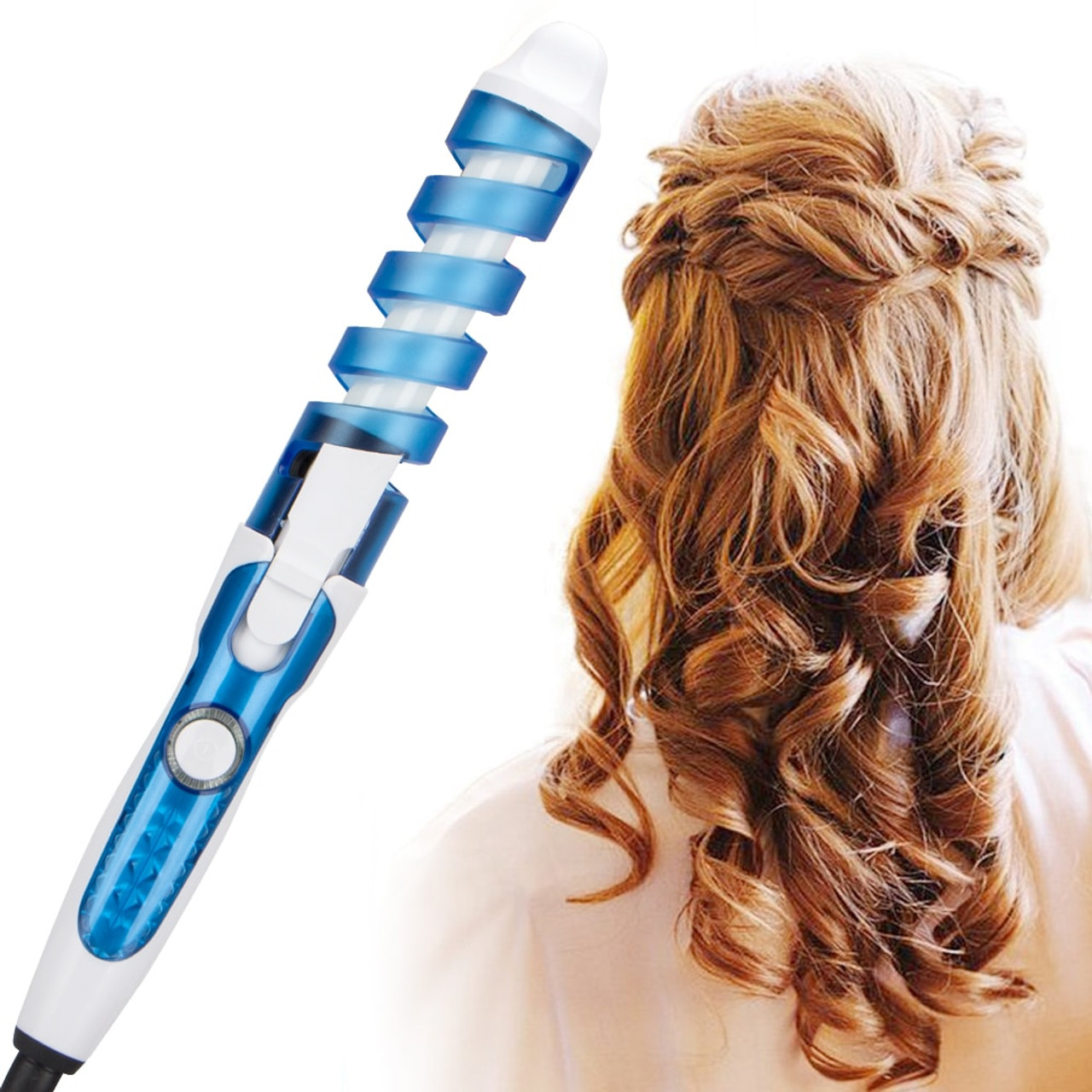spiral hair wand