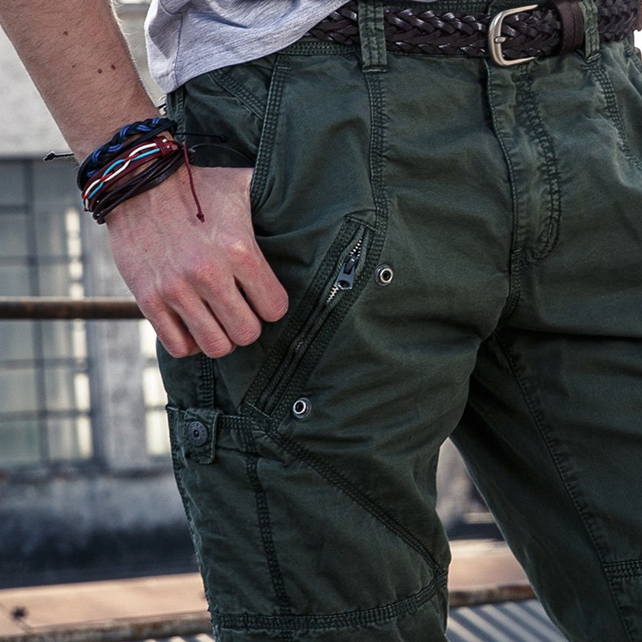 Men's Tactical Pants Military Trousers Multi-pocket Men Cargo Pants Casual  Pants | eBay