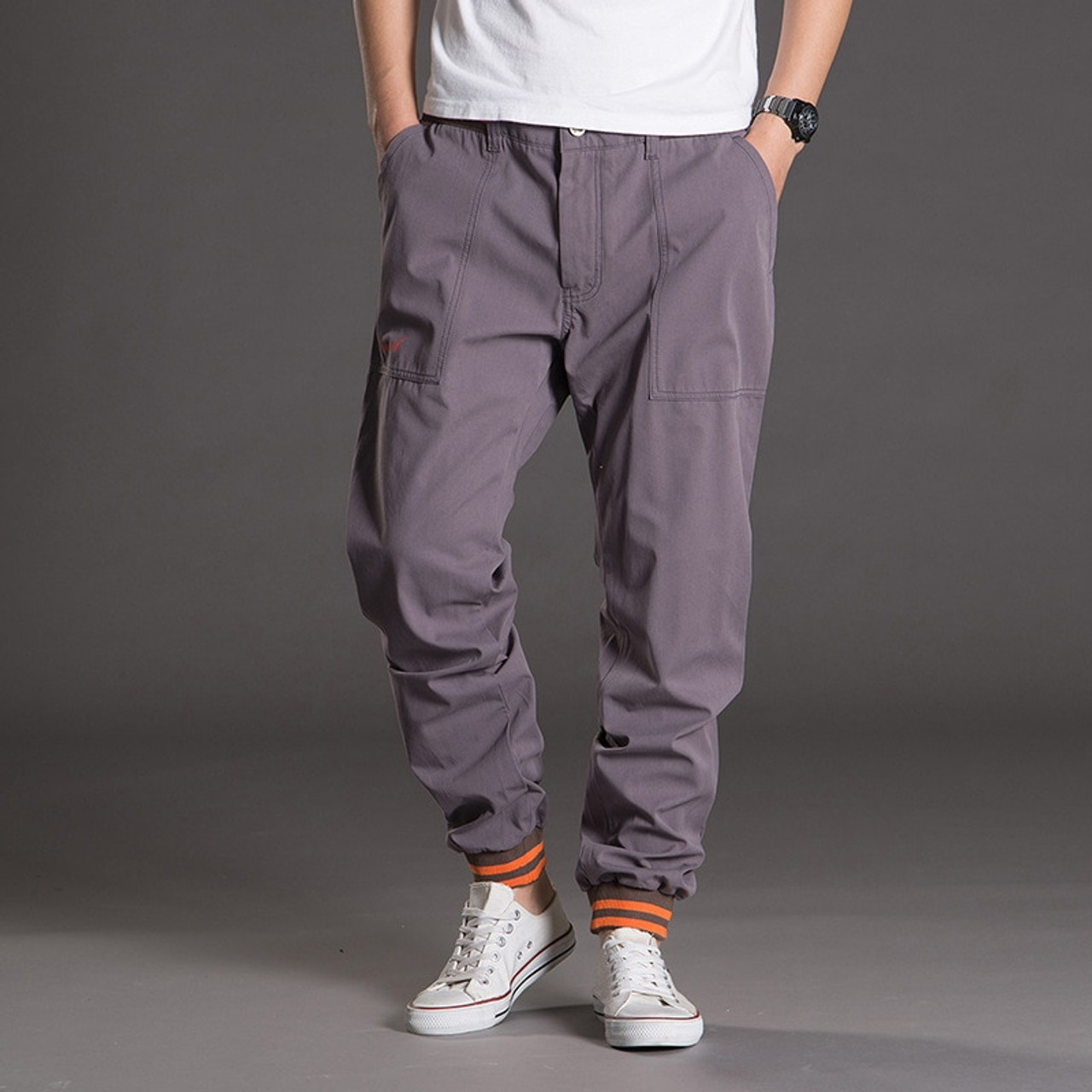 casual cotton trousers