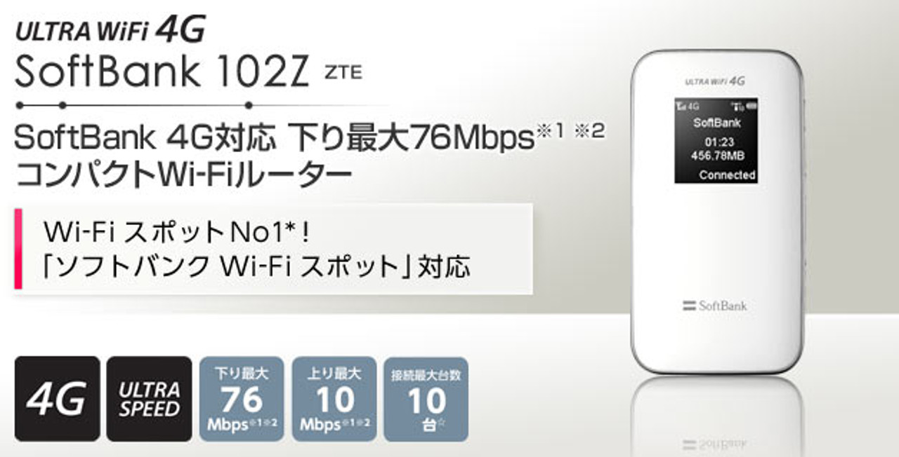Unlocked Zte Wifi 4g Softbank 102z Lte Mobile Wifi Hotspot 4g Lte Pocket Wifi Router E5730 Mf90 E5372 E5 E5776 E587 E5756 Onshopdeals Com