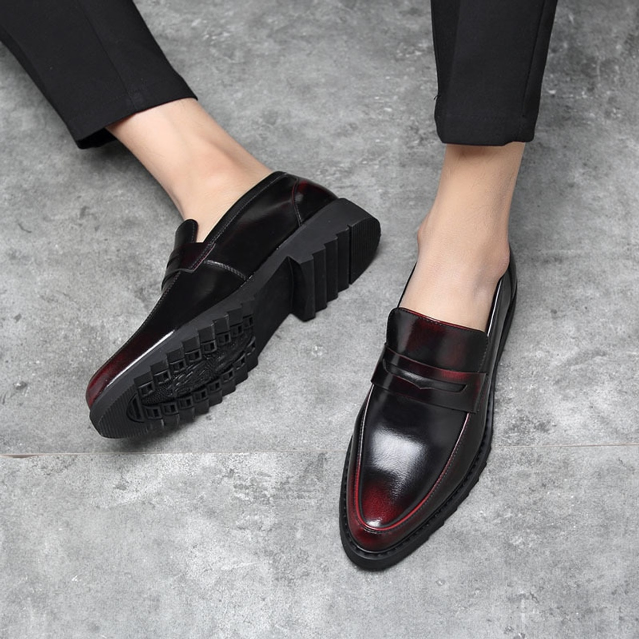 platform formal shoes