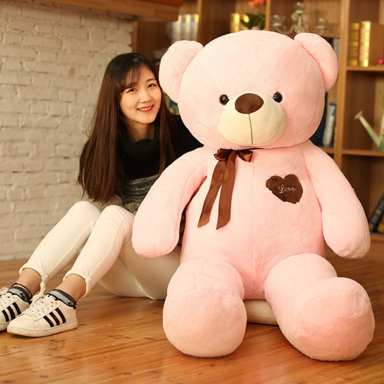 teddy bear with girl