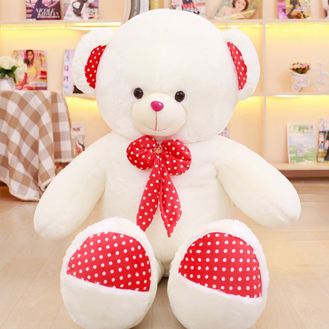 doll and teddy bear