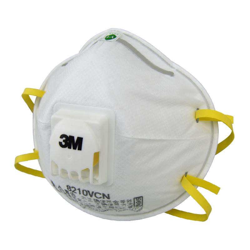 10 pcs/box 3M 8210V Dust Mask N95 Particulate Respirator Anti-PM2.5 ...