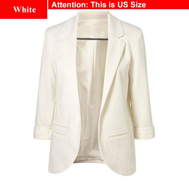 white formal jacket