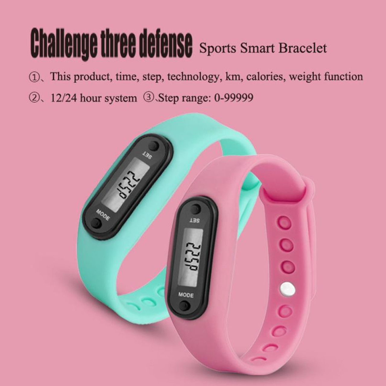 SFit Smart Fitness Fashion Band Watch Bracelet with 133 Touch Screen  with Heart Rate Sensor